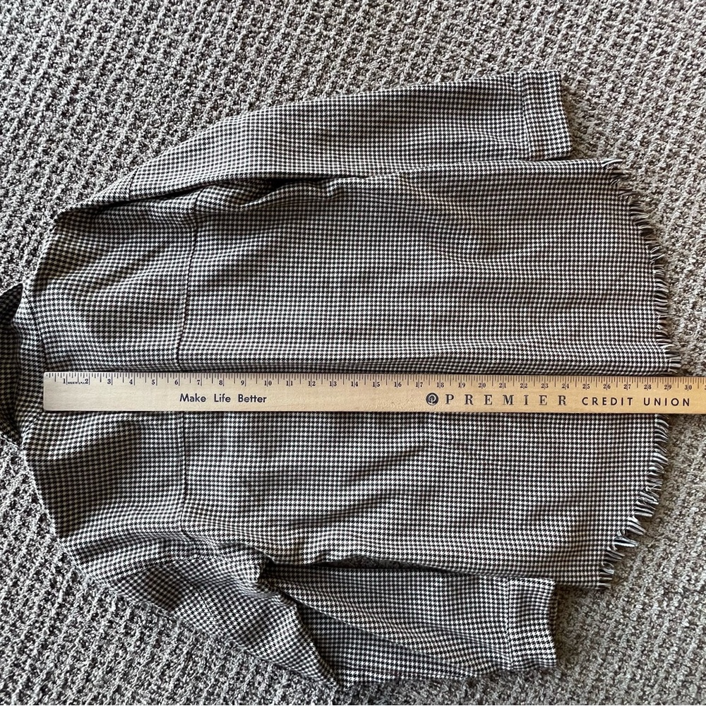 HEM & THREAD HOUNDSTOOTH BUTTON FRONT SHIRT JACKE… - image 11